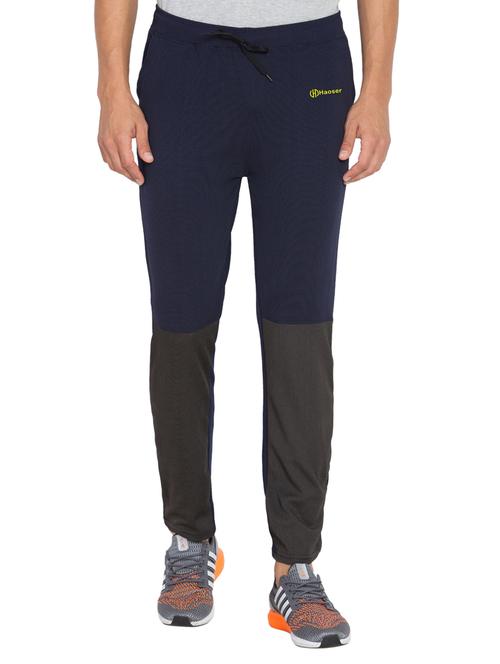 navy blue polyester full length track pant - 15701110 - Very Small Image - 1