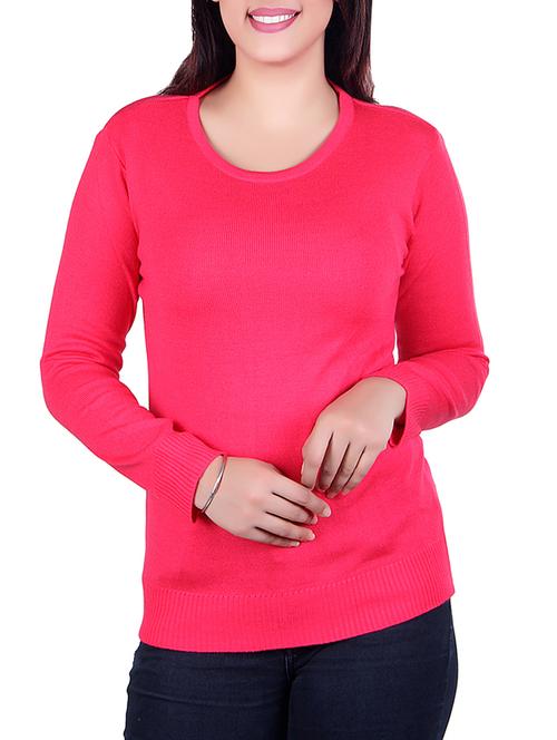 round-neck knitted pullover - 15701865 - Very Small Image - 1