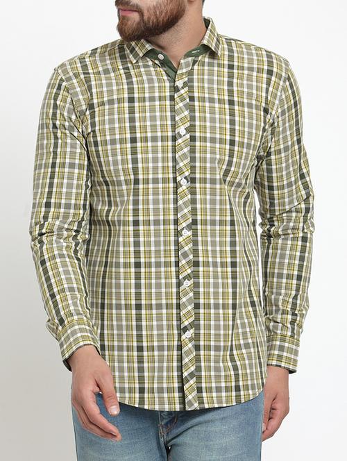 mens checks casual shirt - 15703628 - Very Small Image - 1