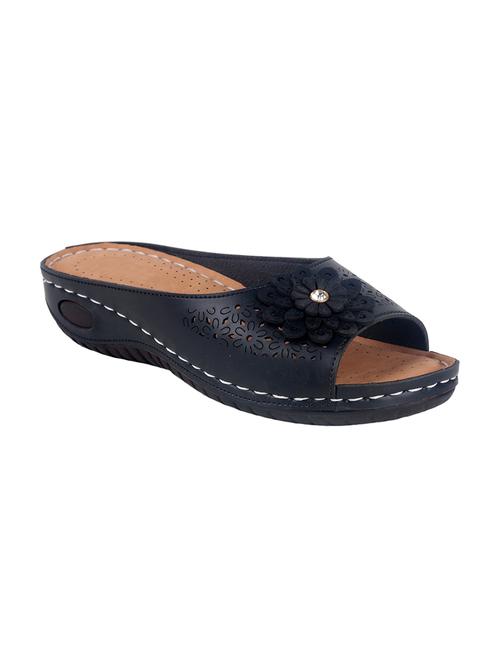 black slip on wedges - 15704286 - Very Small Image - 1