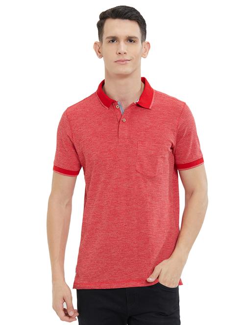 red cotton pocket t-shirt - 15704999 - Very Small Image - 1