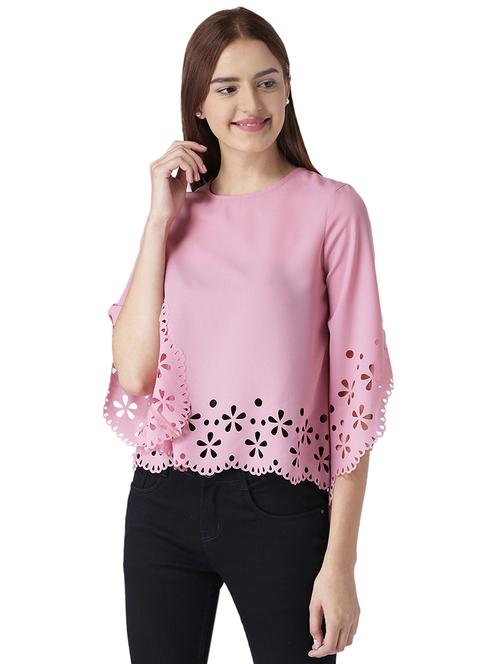 keyhole back cut work detail top - 15705157 - Very Small Image - 1