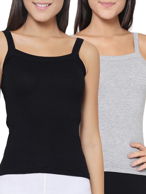 set of 2 basic solid camisoles - 15707628 - Very Small Image - 1