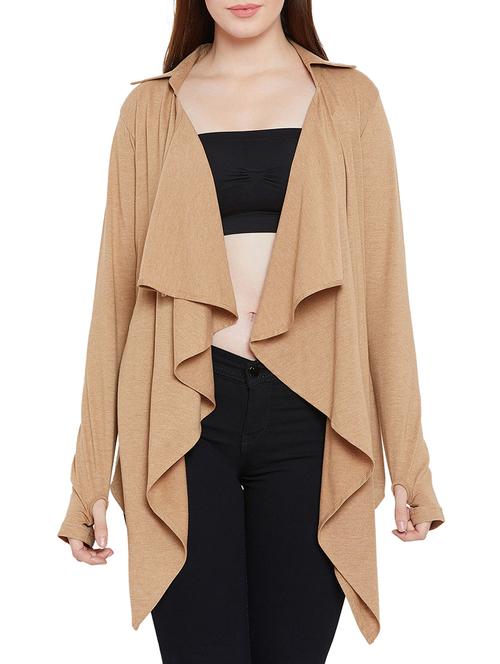 thumb hole detail waterfall shrug - 15707867 - Very Small Image - 1