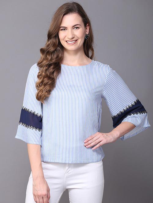 striped embellished top - 15707919 - Very Small Image - 1