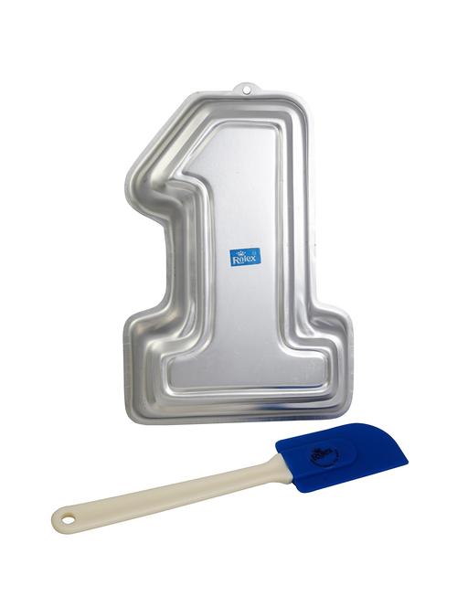 aluminium cake mould pans  no.1 pan + spatulla small - 15708647 - Very Small Image - 1