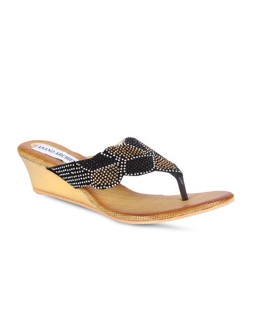 anand archies artificial leather black heels - 15708960 - Very Small Image - 1