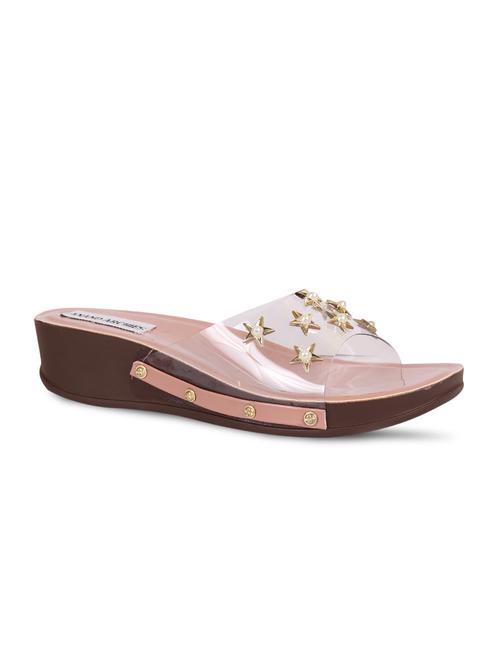 anand archies artificial leather pink wedges - 15708971 - Very Small Image - 1