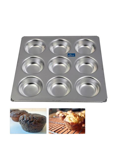 aluminium muffin bakeware tray aluminium muffin bakeware tray 9 cavity - 15709505 - Very Small Image - 1