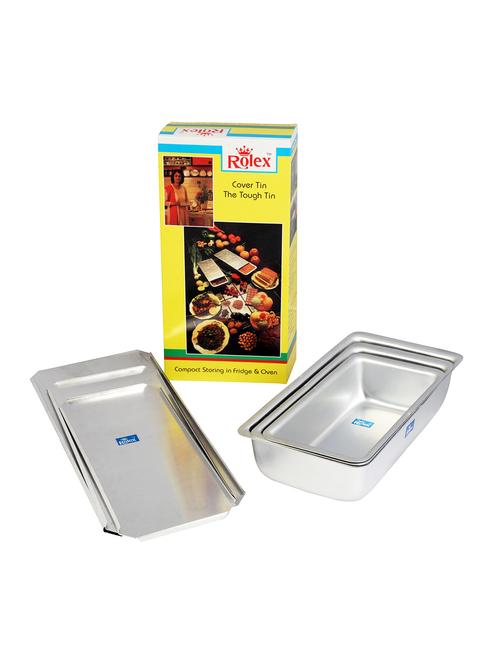 aluminium cover tin  set of 3 s234 - 15709523 - Very Small Image - 1