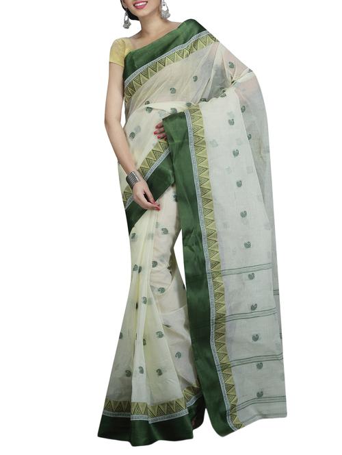 Paisley tant saree - 15709744 - Very Small Image - 1