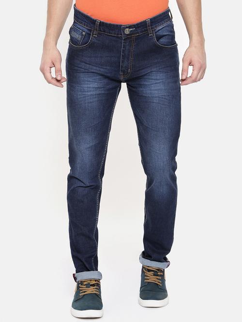 blue heavy washed jeans - 15709867 - Very Small Image - 1