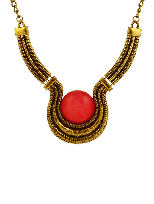 gold tone short necklace - 15710433 - Very Small Image - 1