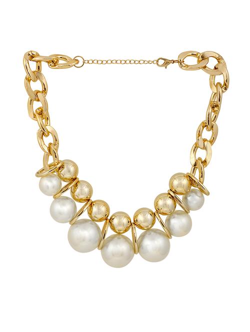 gold tone short necklace - 15710437 - Very Small Image - 1