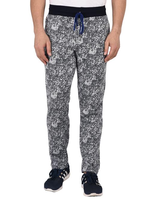 navy blue fleece full length track pant - 15711021 - Very Small Image - 1