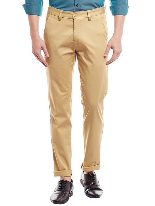brown cotton chinos - 15713452 - Very Small Image - 1