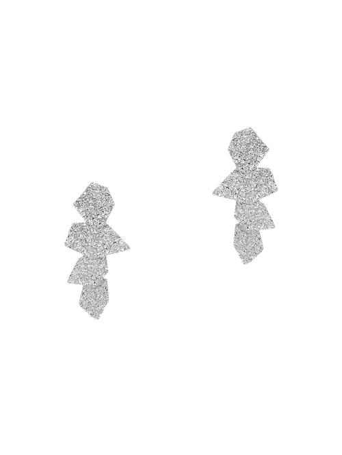 silver tone drop earrings - 15714162 - Very Small Image - 1