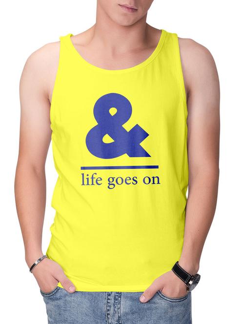 yellow cotton vest - 15714530 - Very Small Image - 1