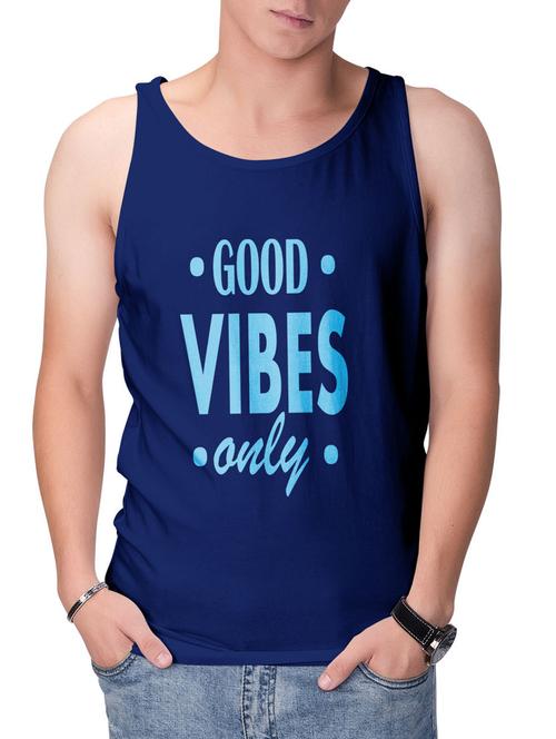 navy blue  cotton vest - 15714546 - Very Small Image - 1