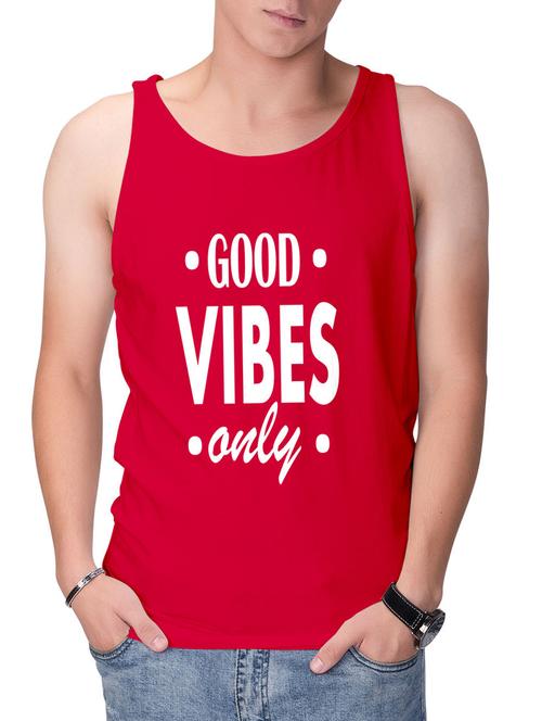 red cotton vest - 15714554 - Very Small Image - 1