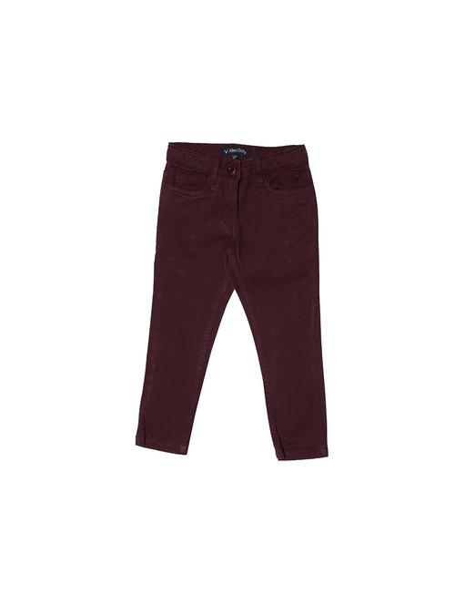 purple cotton chinos - 15717155 - Very Small Image - 1