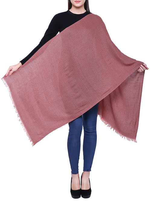 red viscose stole - 15719381 - Very Small Image - 1