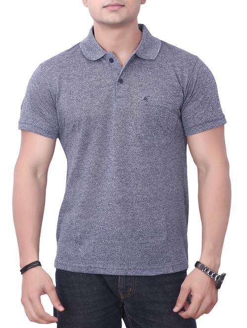 blue cotton blend pocket t-shirt - 15720617 - Very Small Image - 1