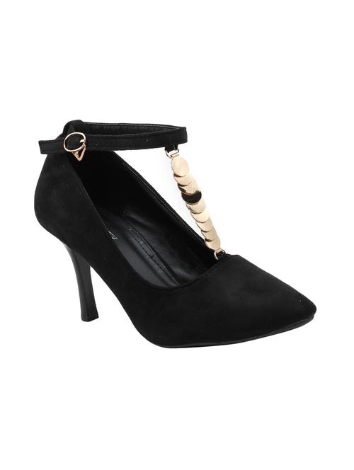black suede ankle strap sandals - 15720685 - Very Small Image - 1