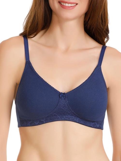 lace detail bow patch bra - 15722593 - Very Small Image - 1