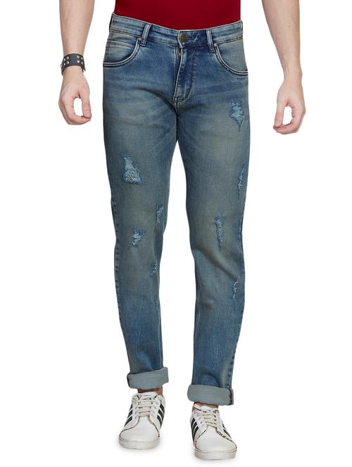 blue light washed jeans - 15726354 - Very Small Image - 1