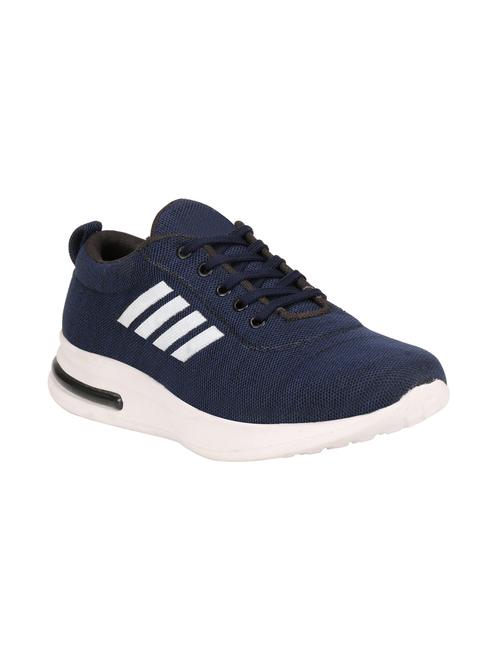 navy mesh lace up sport shoes - 15730363 - Very Small Image - 1