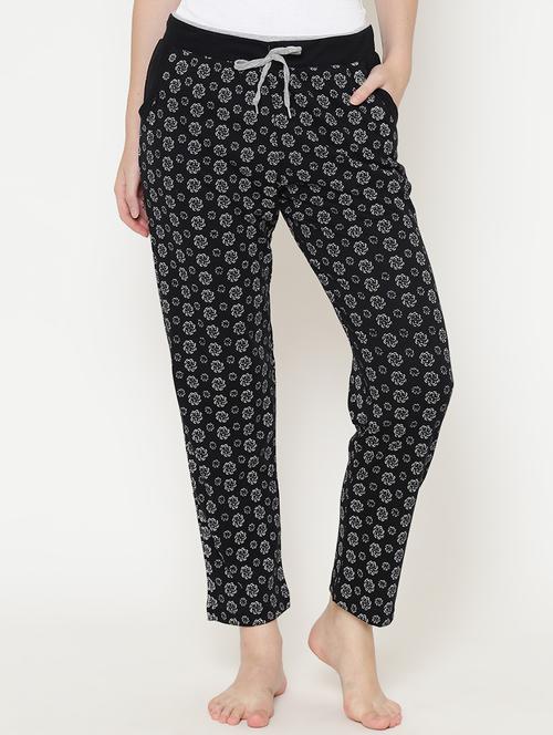 drawstring waist floral sleepwear pajama - 15730642 - Very Small Image - 1