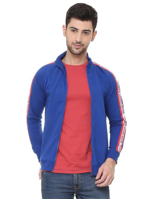 blue taped casual jacket - 15730867 - Very Small Image - 1