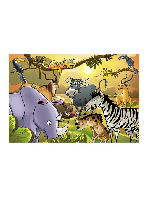rawpockets"jungle animals"wall posters (paperboard,33cmx48cm) - 15732157 - Very Small Image - 1