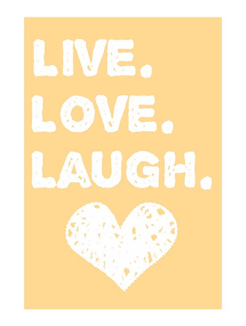 rawpockets"live love enough"wall posters (paperboard,33cmx48cm) - 15732163 - Very Small Image - 1