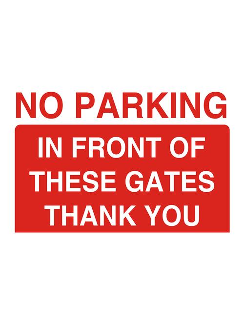 rawpockets"no parking thank you"wall posters (paperboard,33cmx48cm) - 15732175 - Very Small Image - 1