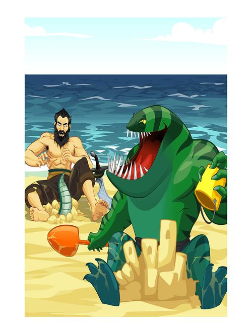 rawpockets"tide hunter"wall posters (paperboard,33cmx48cm) - 15732208 - Very Small Image - 1