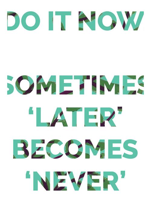 rawpockets"do it now"wall posters (paperboard,33cmx48cm) - 15732235 - Very Small Image - 1