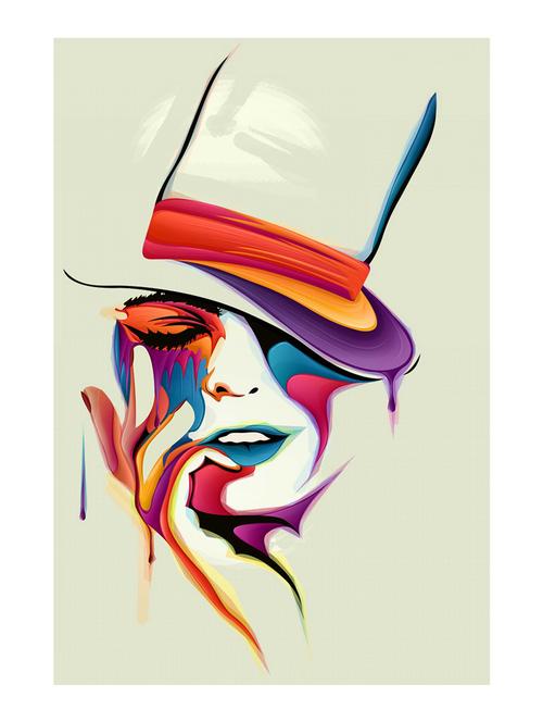 rawpockets"face"wall posters (paperboard,33cmx48cm) - 15732242 - Very Small Image - 1