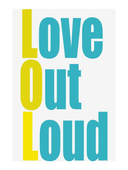 rawpockets"love out loud"wall posters (paperboard,33cmx48cm) - 15732268 - Very Small Image - 1