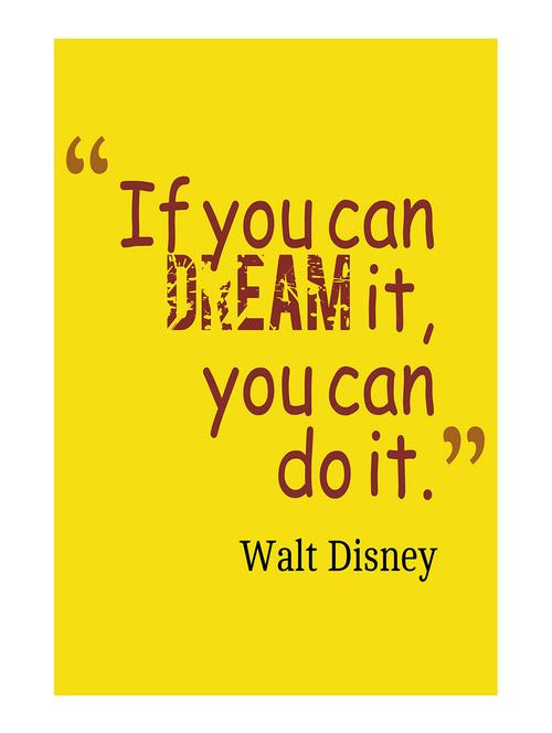 rawpockets"walt disney quote"wall posters (paperboard,33cmx48cm) - 15732307 - Very Small Image - 1