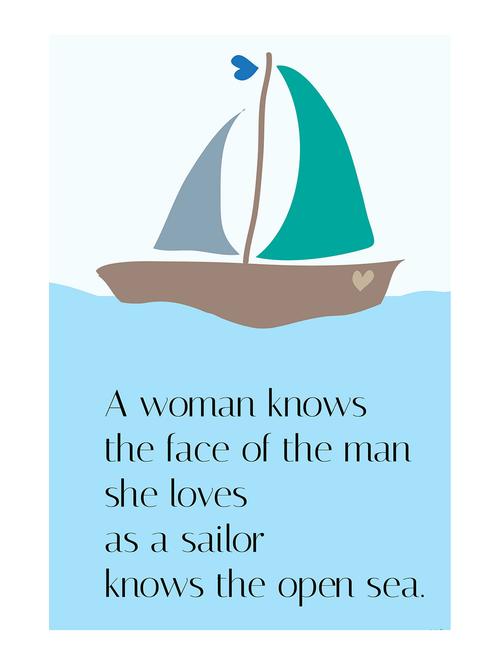 rawpockets"woman n sailor"wall posters (paperboard,33cmx48cm) - 15732311 - Very Small Image - 1