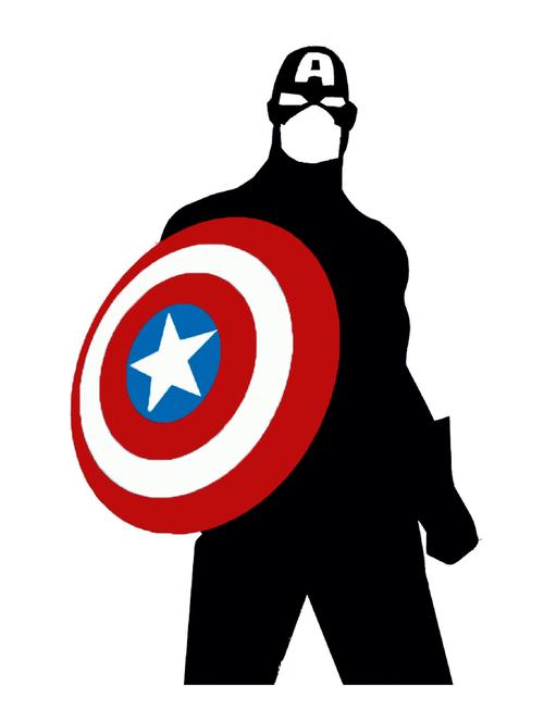 rawpockets"captain america"wall posters (paperboard,33cmx48cm) - 15732373 - Very Small Image - 1