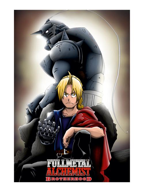 rawpockets"full metal alchemist brotherhood"wall posters (paperboard,33cmx48cm) - 15732418 - Very Small Image - 1
