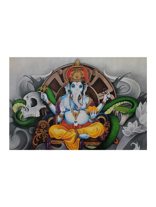 rawpockets"ganapathi wallpaper"wall posters (paperboard,33cmx48cm) - 15732421 - Very Small Image - 1
