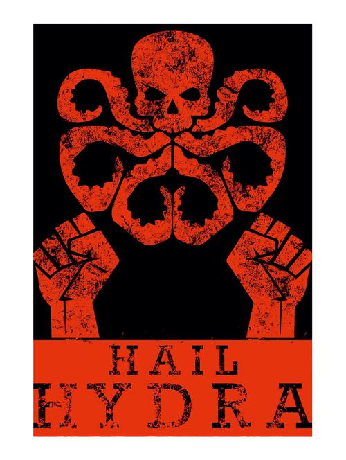 rawpockets"hail hydra"wall posters (paperboard,33cmx48cm) - 15732430 - Very Small Image - 1
