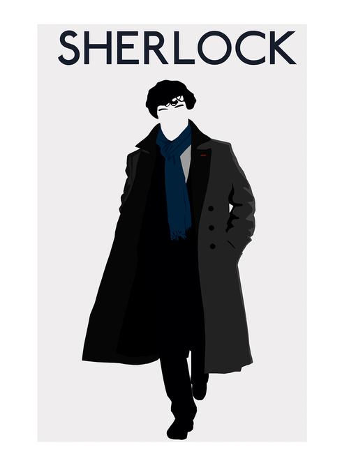 rawpockets"sherlock wallpaper"wall posters (paperboard,33cmx48cm) - 15732471 - Very Small Image - 1