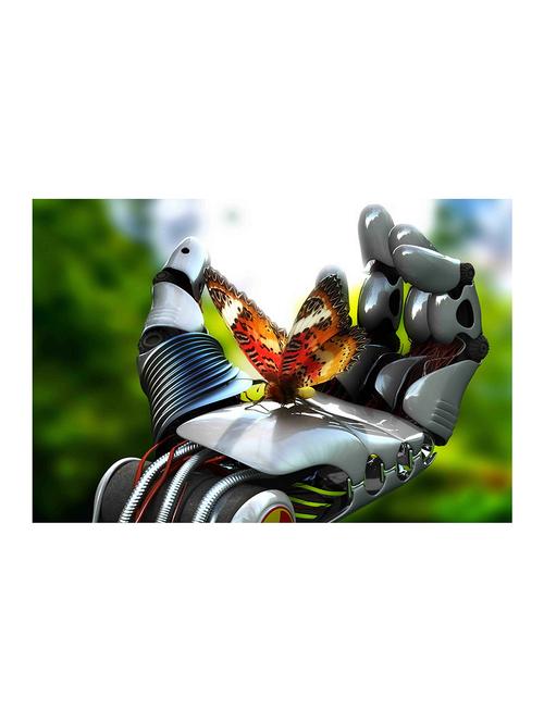 rawpockets"butterfly n robot"wall posters (paperboard,33cmx48cm) - 15732544 - Very Small Image - 1