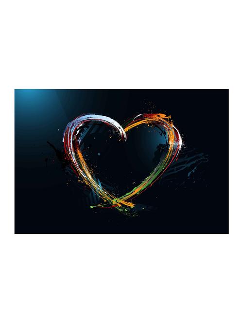 rawpockets"colorful heart in"wall posters (paperboard,33cmx48cm) - 15732567 - Very Small Image - 1