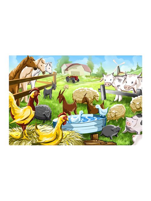rawpockets"farm cattle field wallpaper"wall posters (paperboard,33cmx48cm) - 15732605 - Very Small Image - 1